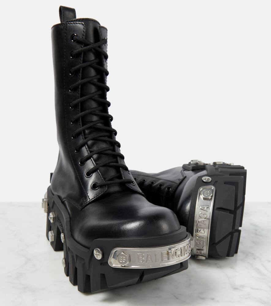 Balenciaga Bulldozer leather ankle boots