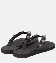 Balenciaga Cagole embellished thong sandals