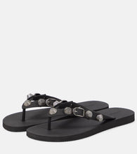 Balenciaga Cagole embellished thong sandals