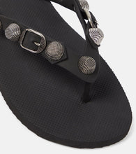 Balenciaga Cagole embellished thong sandals