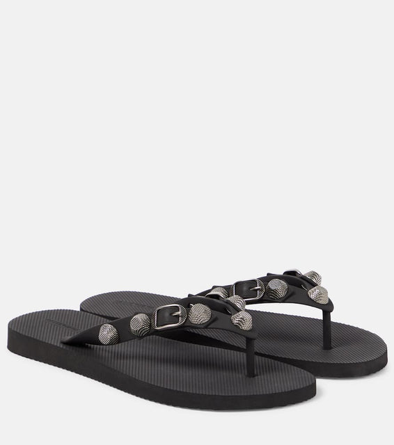 Balenciaga Cagole embellished thong sandals