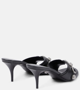 Balenciaga Cagole leather mules