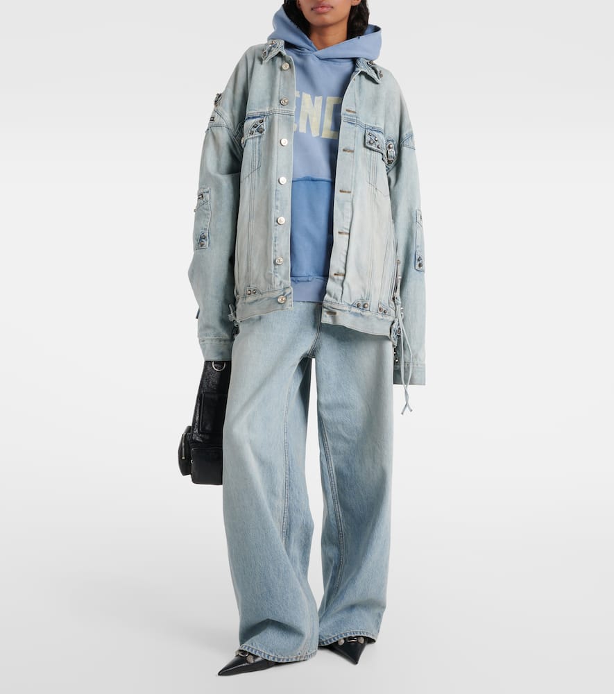Balenciaga Cagole oversized denim jacket