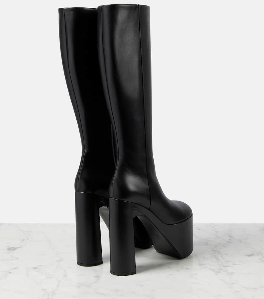 Balenciaga Camden platform leather knee-high boots