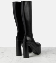 Balenciaga Camden platform leather knee-high boots
