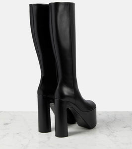 Balenciaga Camden platform leather knee-high boots