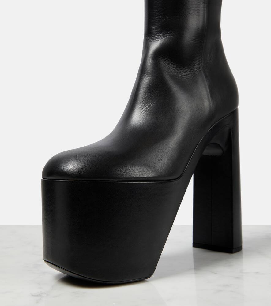 Balenciaga Camden platform leather knee-high boots
