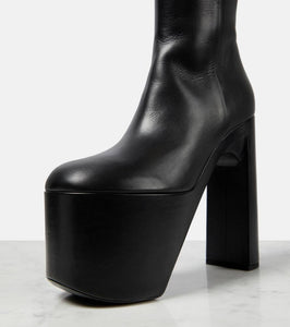 Balenciaga Camden platform leather knee-high boots