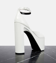 Balenciaga Camden platform patent leather sandals