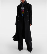 Balenciaga Cinched cashmere and wool coat