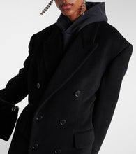 Balenciaga Cinched cashmere and wool coat