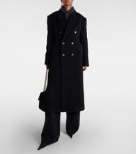 Balenciaga Cinched cashmere and wool coat