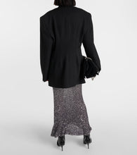 Balenciaga Cinched double-breasted wool blazer