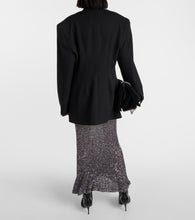 Balenciaga Cinched double-breasted wool blazer