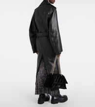 Balenciaga Cocoon leather trench coat