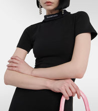 Balenciaga Cotton-blend T-shirt maxi dress