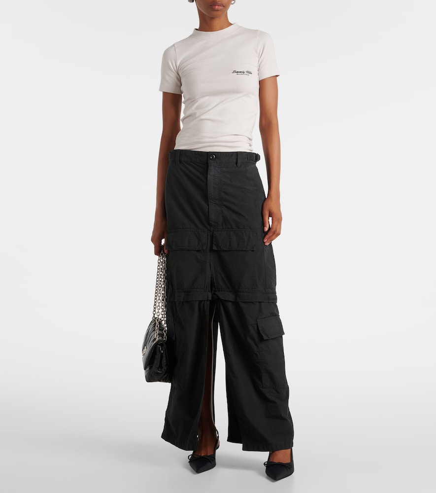 Balenciaga Cotton-blend ripstop cargo skirt