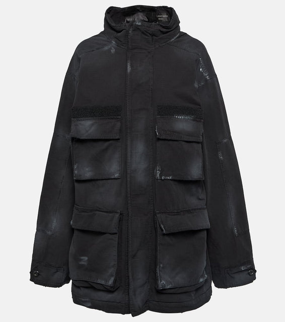 Balenciaga Cotton ripstop parka