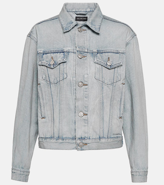 Balenciaga Cropped denim jacket