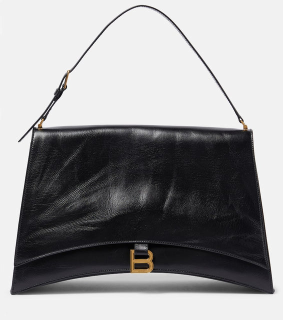 Balenciaga Crush Large leather shoulder bag. Shop Balenciaga Shoulder Bags for women now.