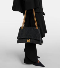 Balenciaga Crush Medium leather shoulder bag