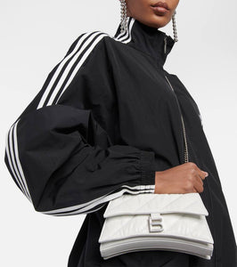 Balenciaga Crush Mini quilted leather wallet on chain