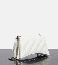 Balenciaga Crush Mini quilted leather wallet on chain