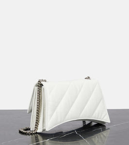 Balenciaga Crush Mini quilted leather wallet on chain