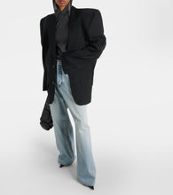 Balenciaga Cut Away oversized wool blazer