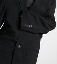 Balenciaga Cut Away oversized wool blazer