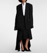 Balenciaga Deconstructed wool-blend jacket