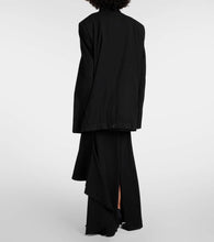 Balenciaga Deconstructed wool-blend jacket