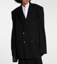 Balenciaga Deconstructed wool-blend jacket