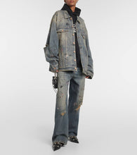 Balenciaga Embellished denim jacket