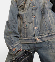 Balenciaga Embellished denim jacket