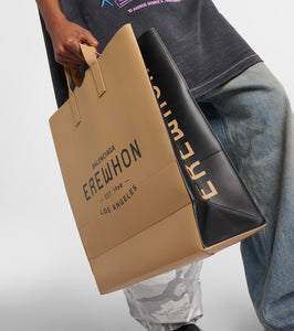 Balenciaga Erewhon leather tote bag