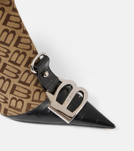 Balenciaga Essex leather-trimmed knee-high boots