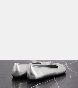 Balenciaga Fetish leather ballet flats