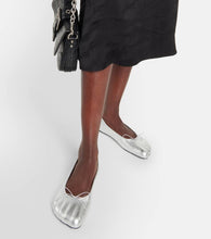 Balenciaga Fetish leather ballet flats