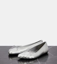 Balenciaga Fetish leather ballet flats
