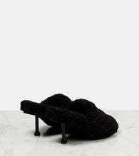 Balenciaga Furry Closed teddy pumps