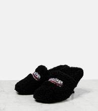 Balenciaga Furry Closed teddy pumps