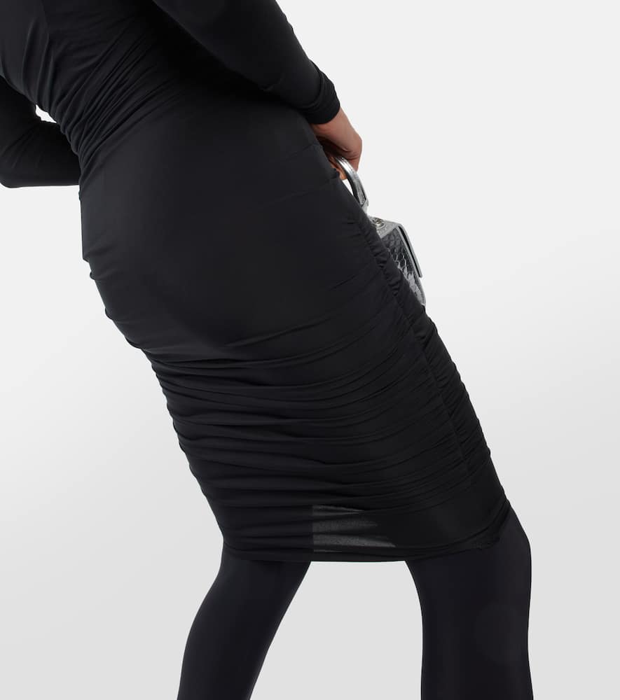 Balenciaga Gathered midi dress