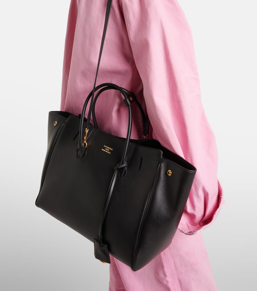 Balenciaga Hamptons Small leather tote bag