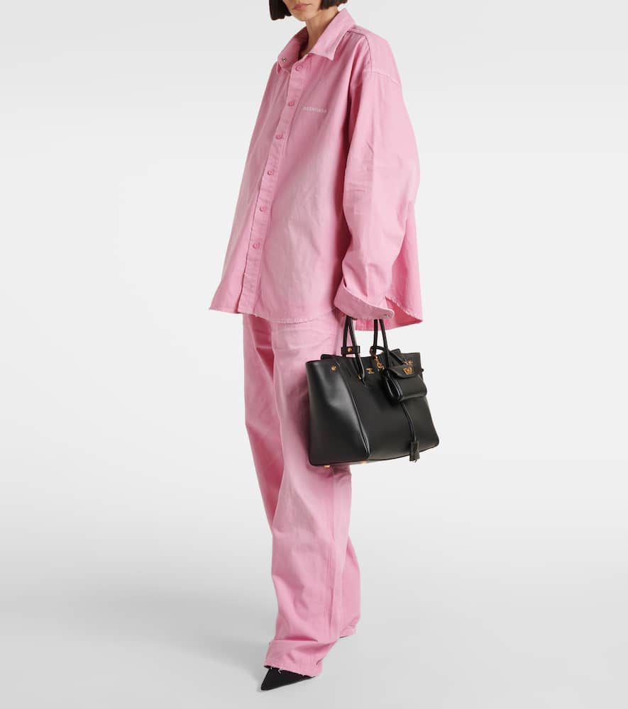 Balenciaga Hamptons Small leather tote bag