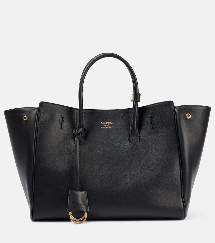 Balenciaga Hamptons Small leather tote bag. Shop Balenciaga Tote Bags for women now.