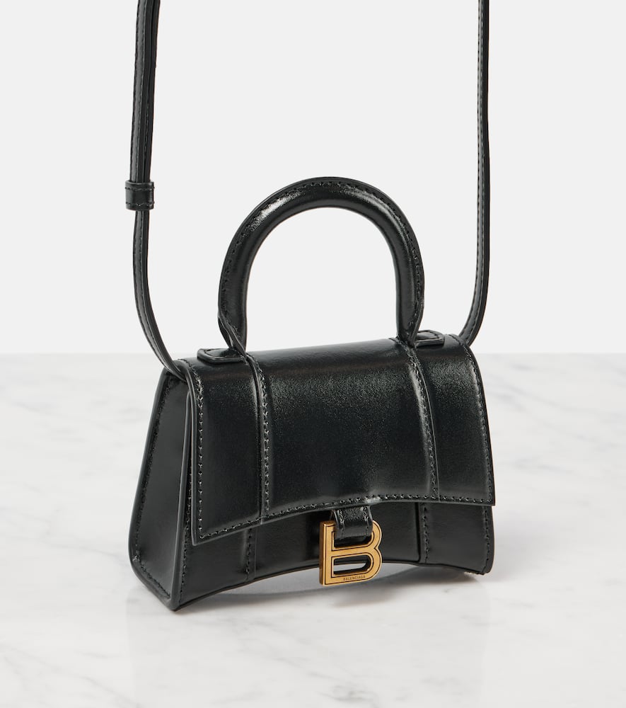 Balenciaga Hourglass Mini leather crossbody bag