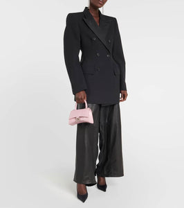 Balenciaga Hourglass Small croc-effect tote bag