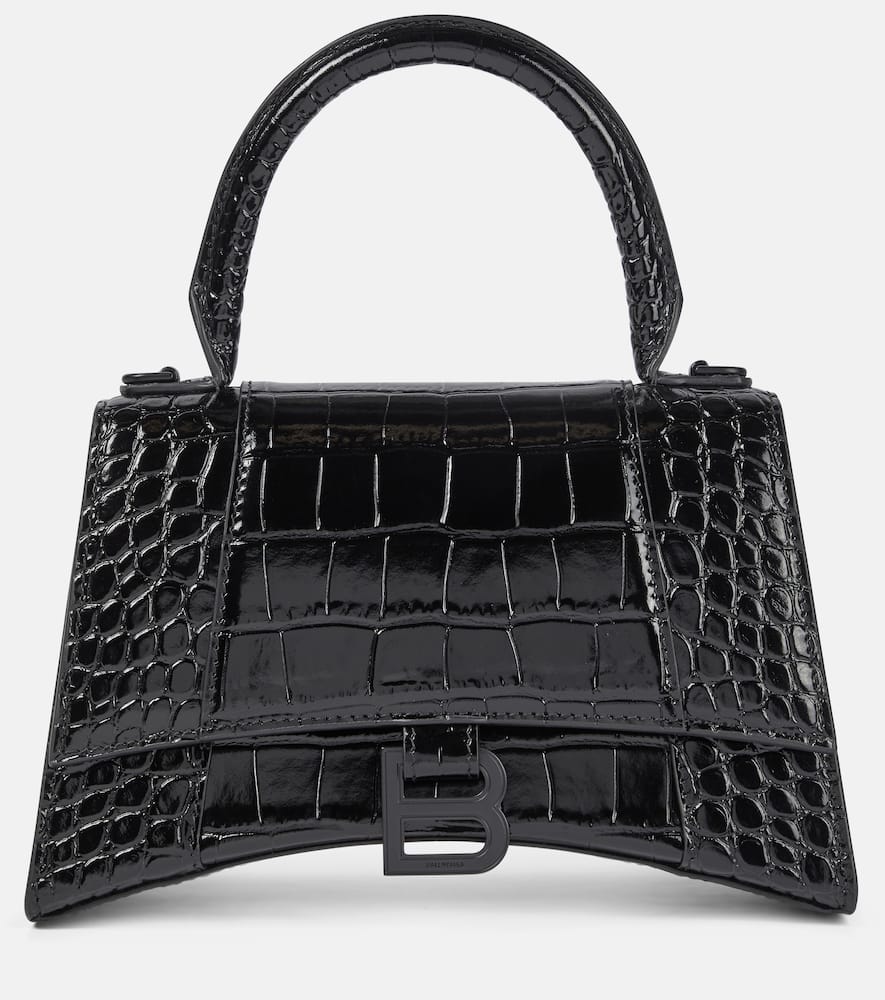 Balenciaga Hourglass Small leather shoulder bag. Shop Balenciaga Top-Handle Bags for women now.