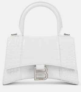 Balenciaga Hourglass XS leather crossbody bag. Shop Balenciaga Shoulder Bags for women now.